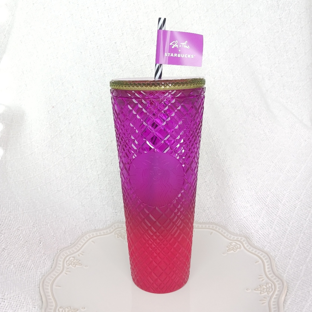Starbucks × Shae Anthony She × This Gemstone Gradient 2024 Spring 24 oz Tumbler - Picture 3 of 10
